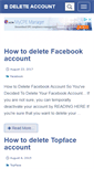 Mobile Screenshot of delete-account.com